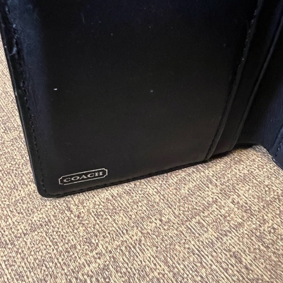 Coach Trifold Black Women’s Wallet Vintage - Picture 10 of 10